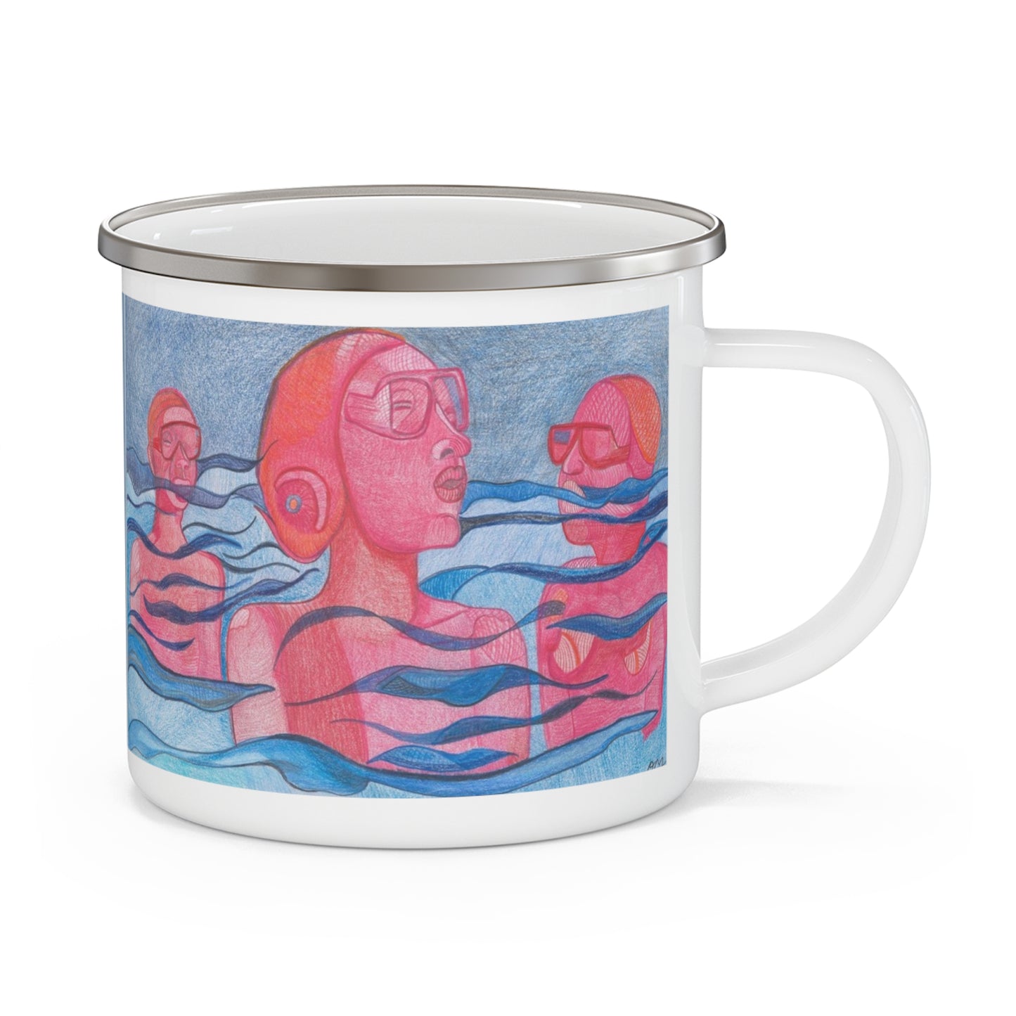 The Swimmers — Enamel Mug | Orvis St. John