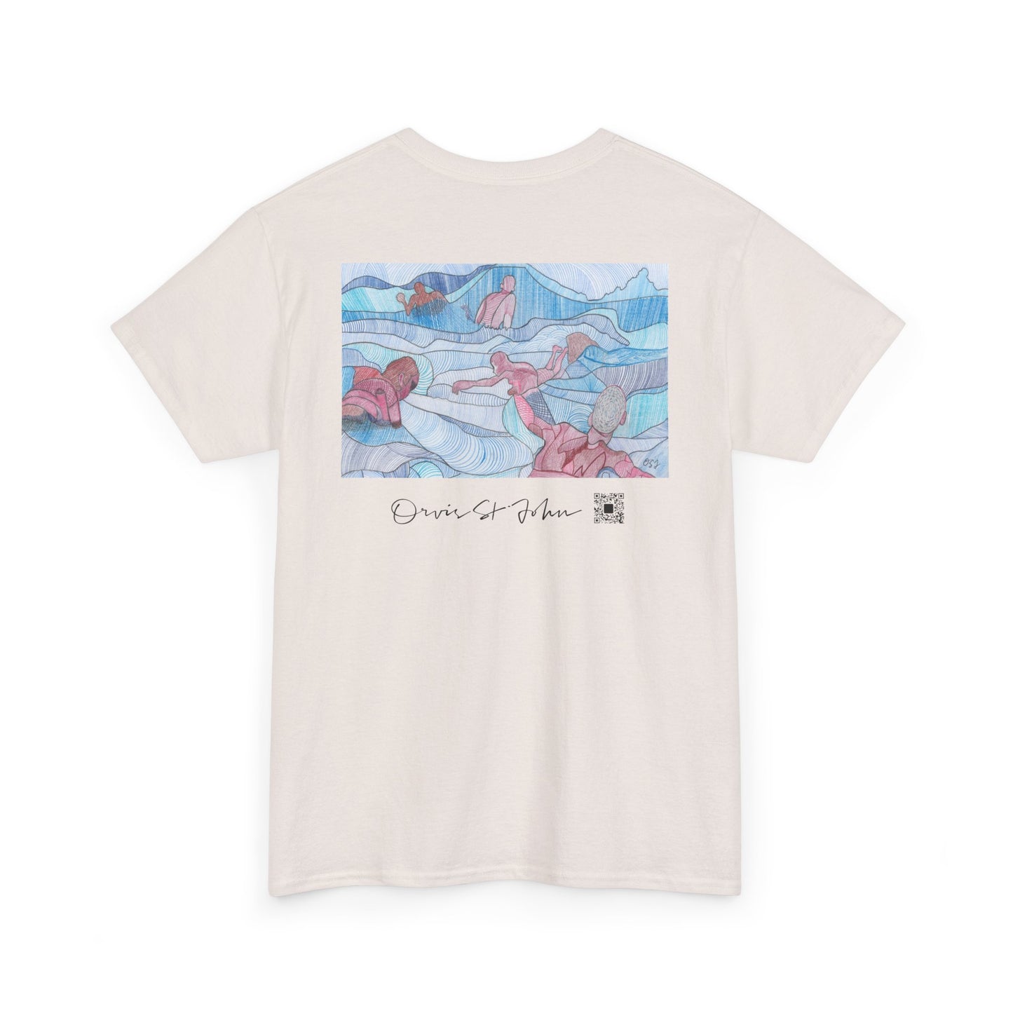 Wave Riders — Unisex Art Tee, Orvis St. John