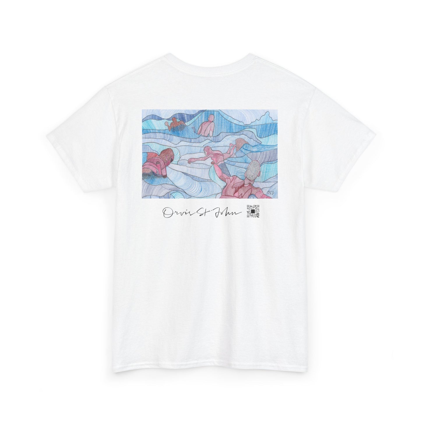 Wave Riders — Unisex Art Tee, Orvis St. John