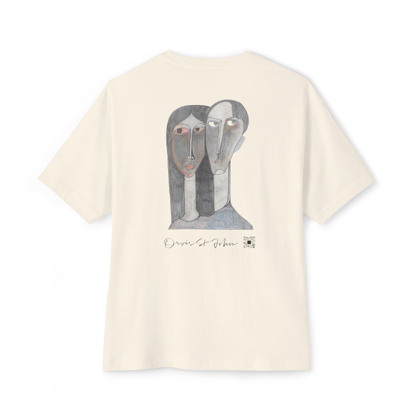 "The Couple" Oversized Heavyweight Graphic Tee – Orvis St. John Signature Collection