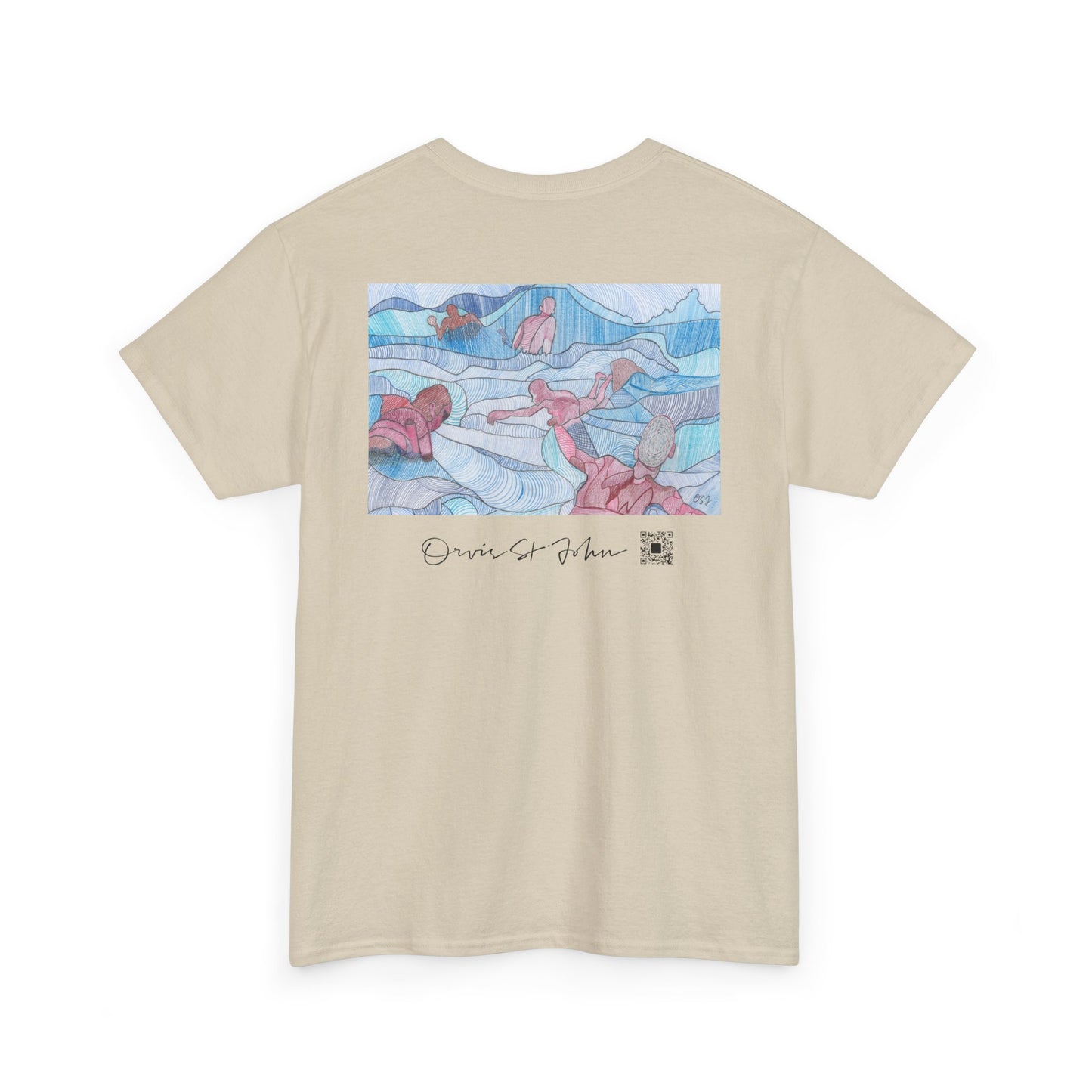 Wave Riders — Unisex Art Tee, Orvis St. John