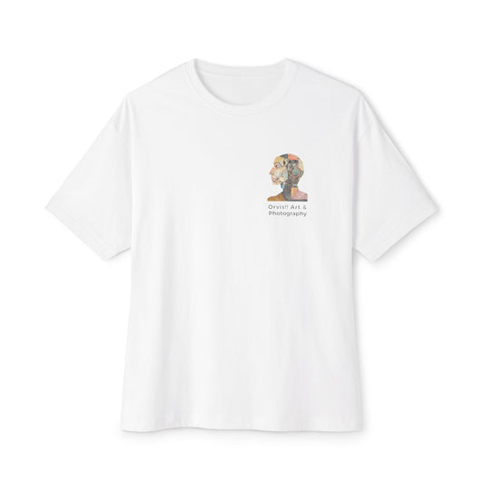 Unisex Oversized Boxy Graphic T-Shirt — „Modified human“ von Orvis St. John