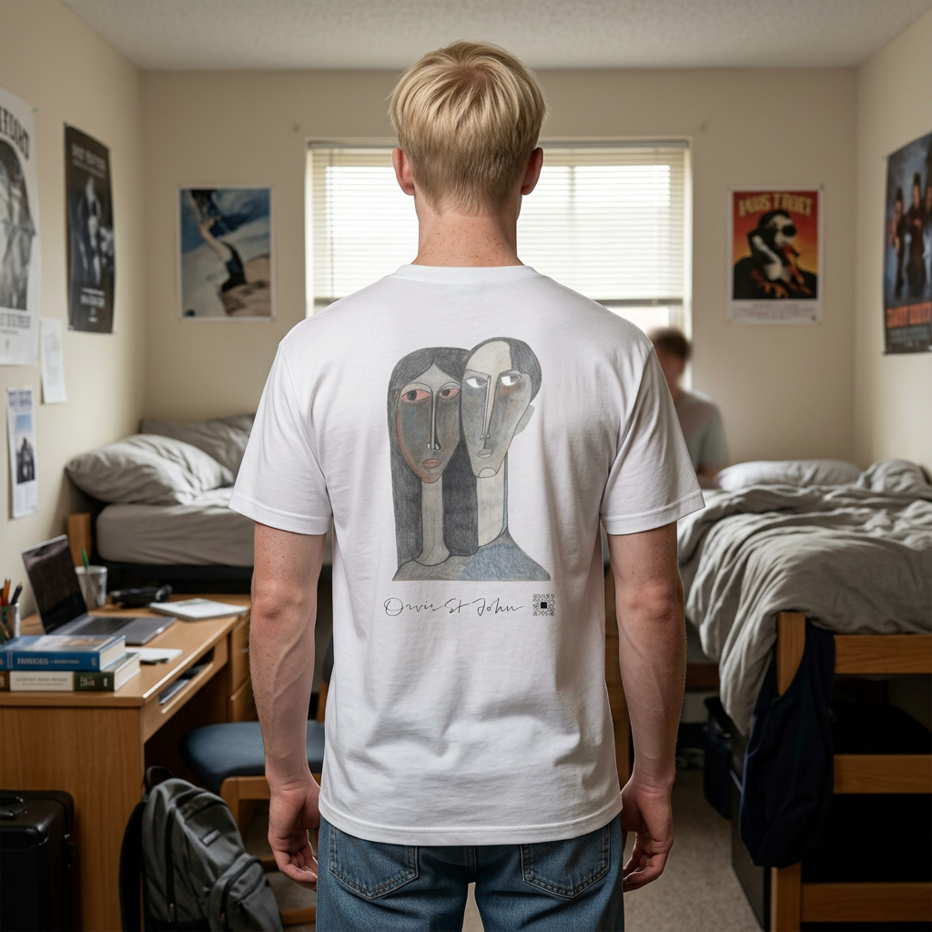 "The Couple" Oversized Heavyweight Graphic Tee – Orvis St. John Signature Collection
