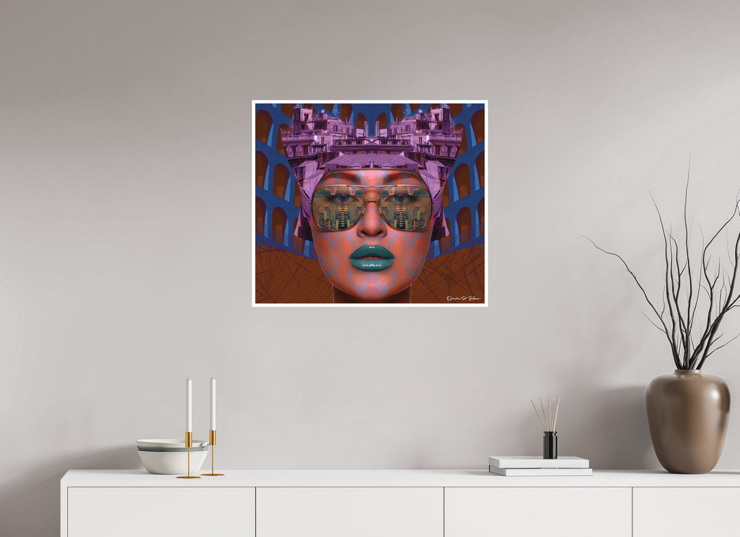 68,8 x 60 cm, Fine Art Print - Hahnemühle Photo Rag - 1 cm Border "Jetsetter" Limited Edition Fine Art Print – Hahnemühle Photo Rag