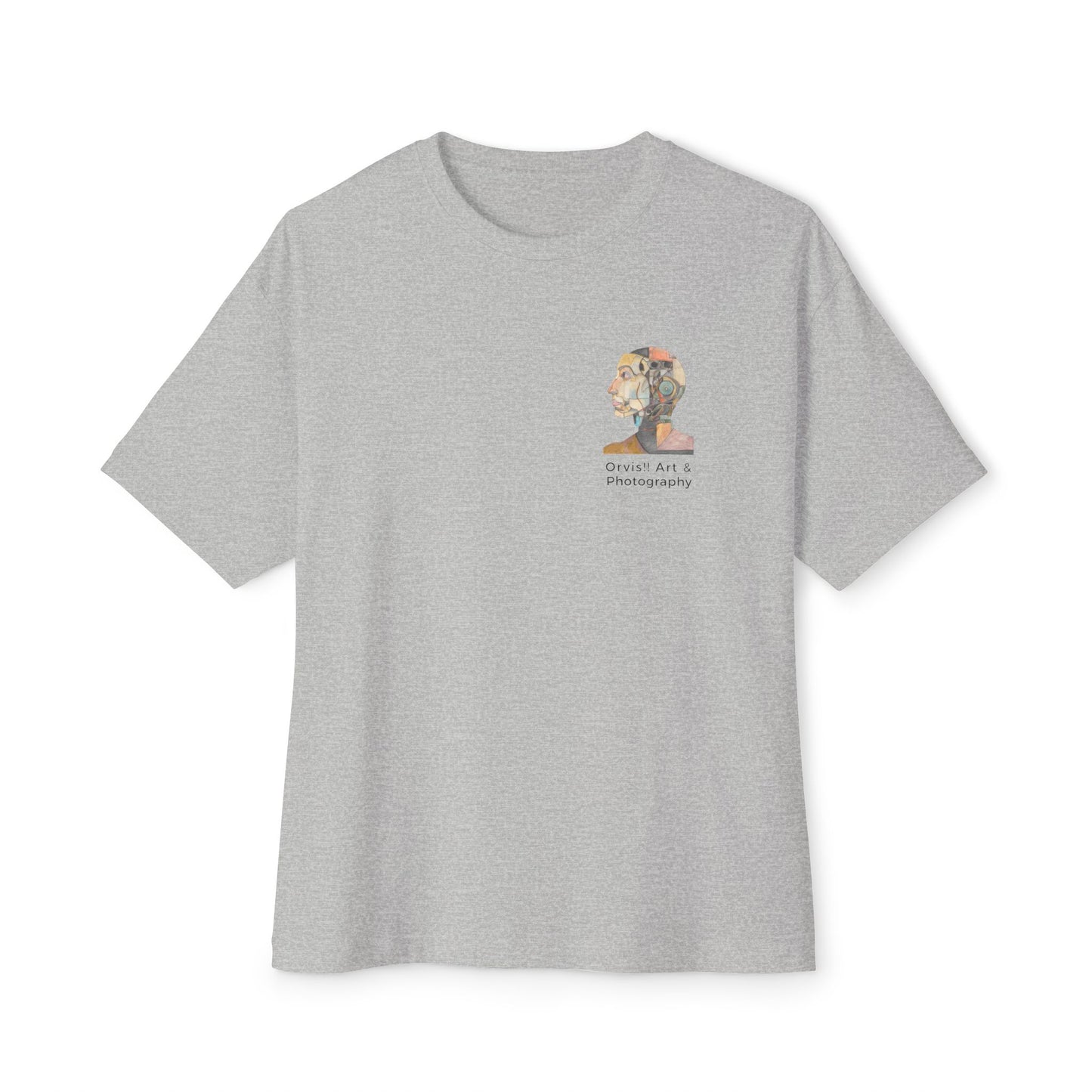 Unisex Oversized Boxy Graphic T-Shirt — „Modified human“ von Orvis St. John