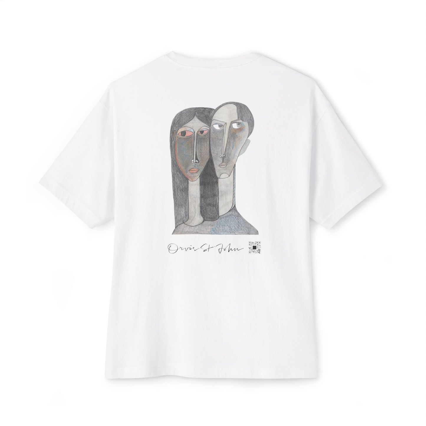 "The Couple" Oversized Heavyweight Graphic Tee – Orvis St. John Signature Collection