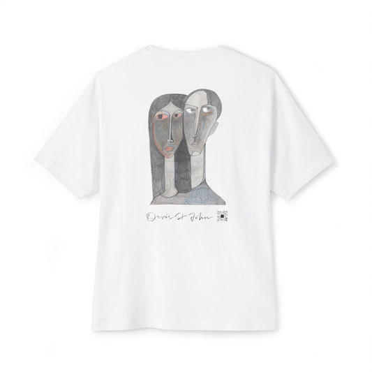 "The Couple" Oversized Heavyweight Graphic Tee – Orvis St. John Signature Collection