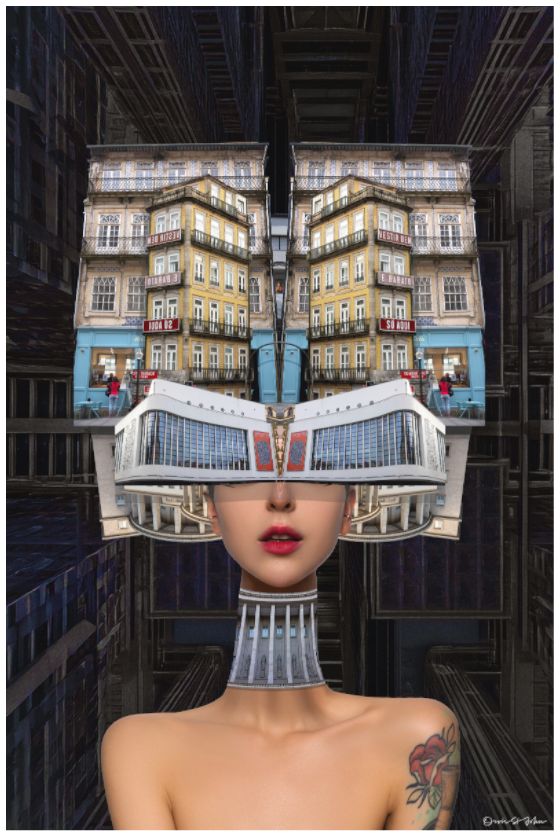 Main image Miss Porto Fine Art Print - Hahnemühle Photo Rag (City Girls Series)