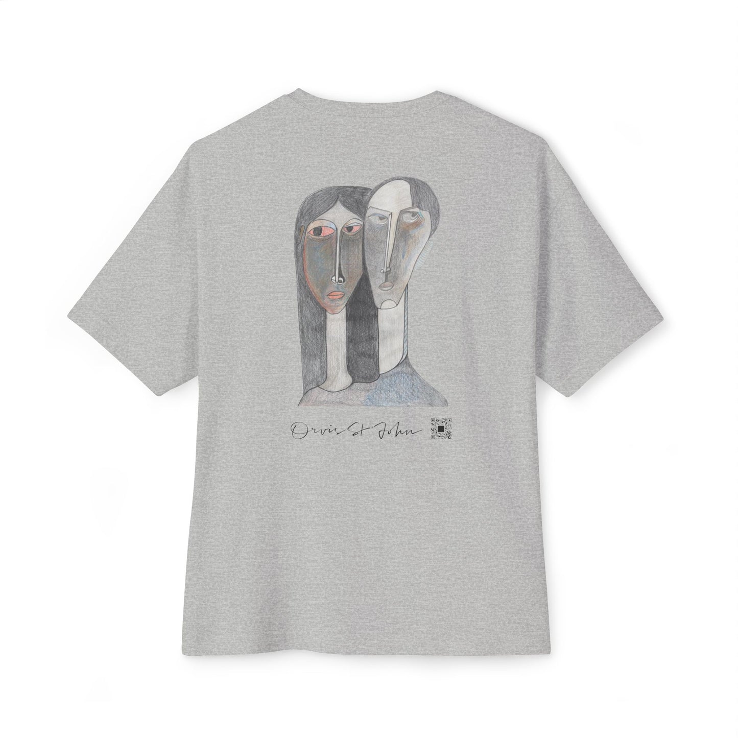 "The Couple" Oversized Heavyweight Graphic Tee – Orvis St. John Signature Collection