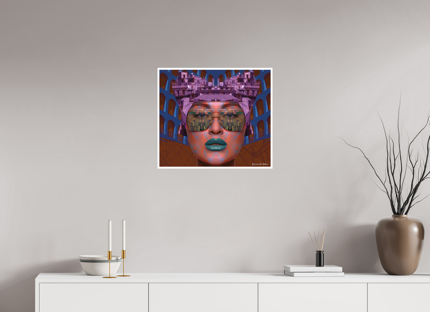 57,4 x 50 cm, Fine Art Print - Hahnemühle Photo Rag - 1 cm Border "Jetsetter" Limited Edition Fine Art Print – Hahnemühle Photo Rag