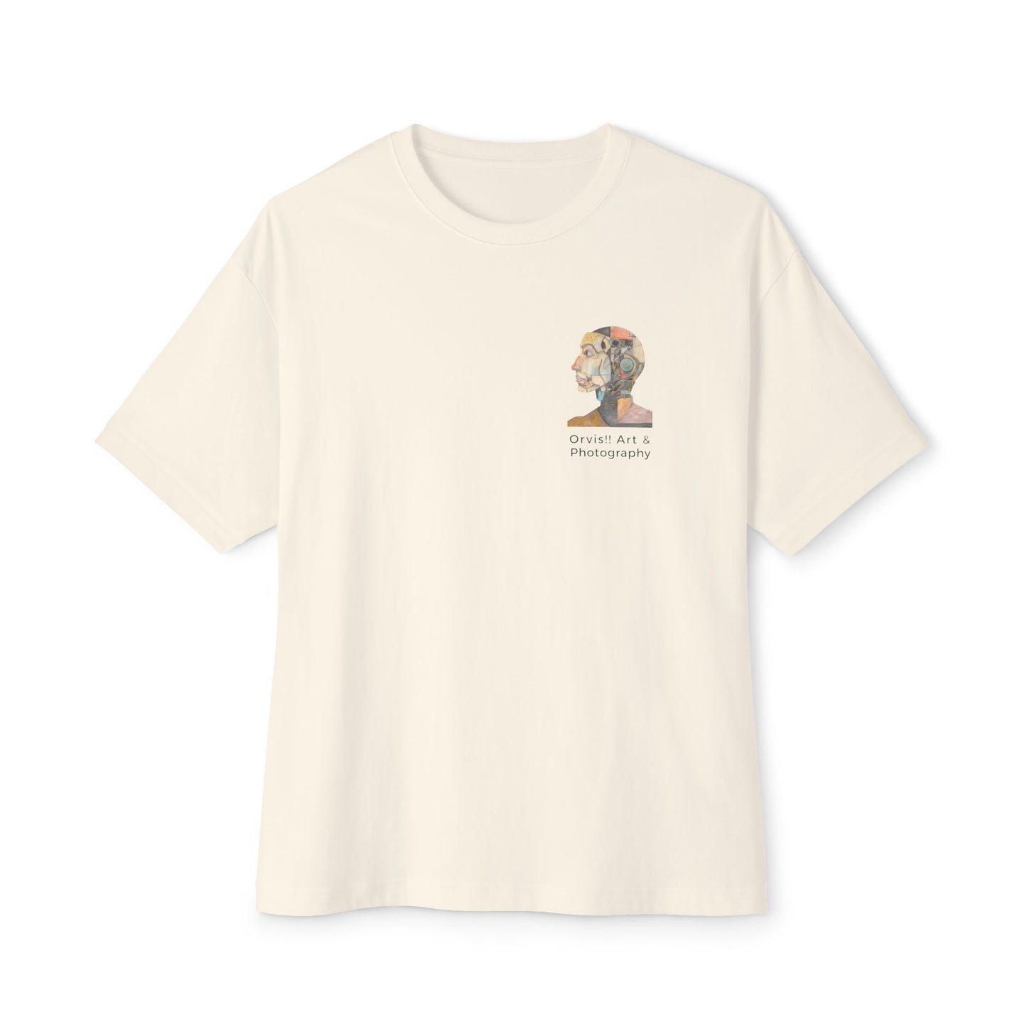 Unisex Oversized Boxy Graphic T-Shirt — „Modified human“ von Orvis St. John