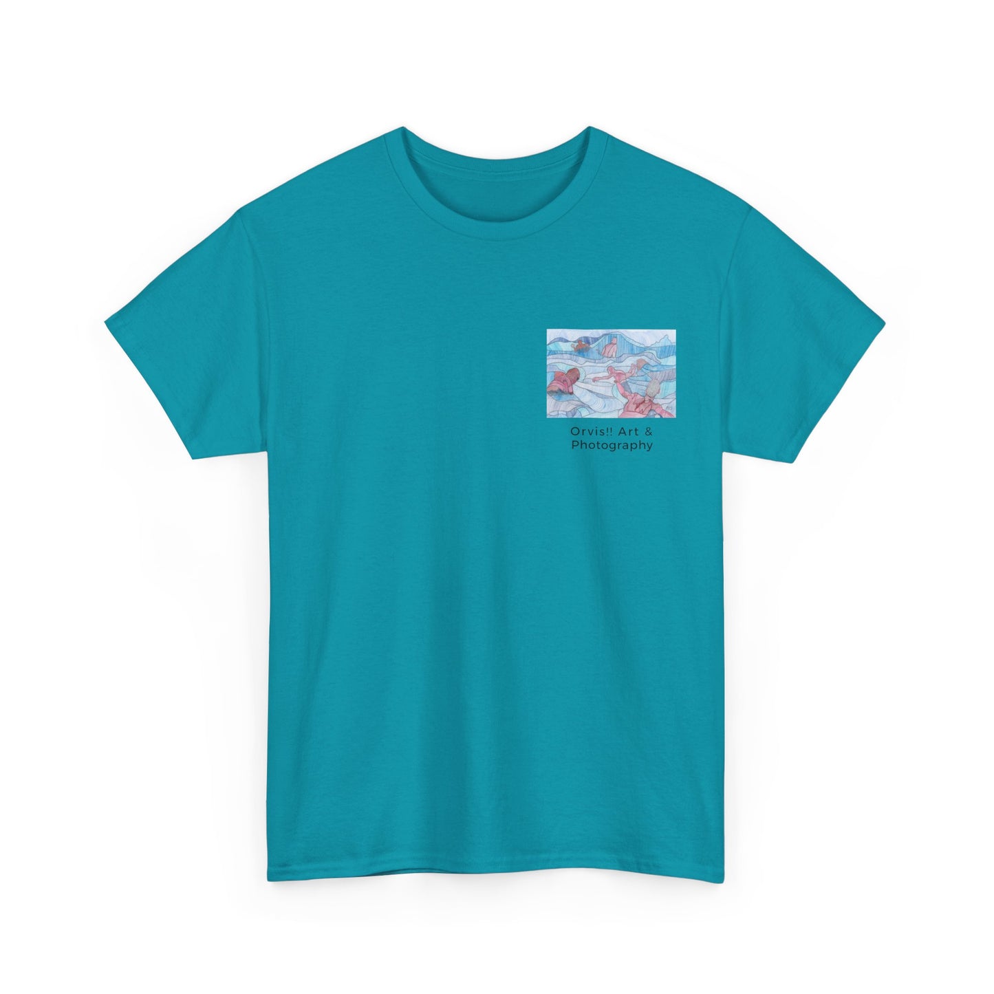 Wave Riders — Unisex Art Tee, Orvis St. John