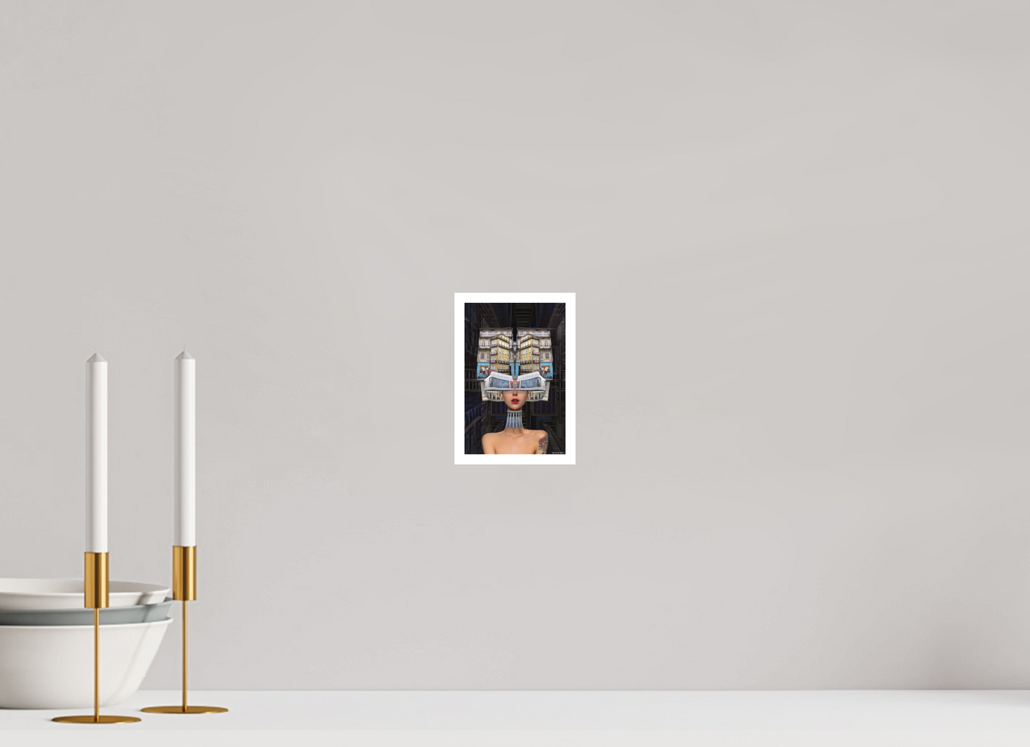 10 x 15 cm, Fine Art Print - Hahnemühle Photo Rag - 1 cm Border Miss Porto Fine Art Print - Hahnemühle Photo Rag (City Girls Series)