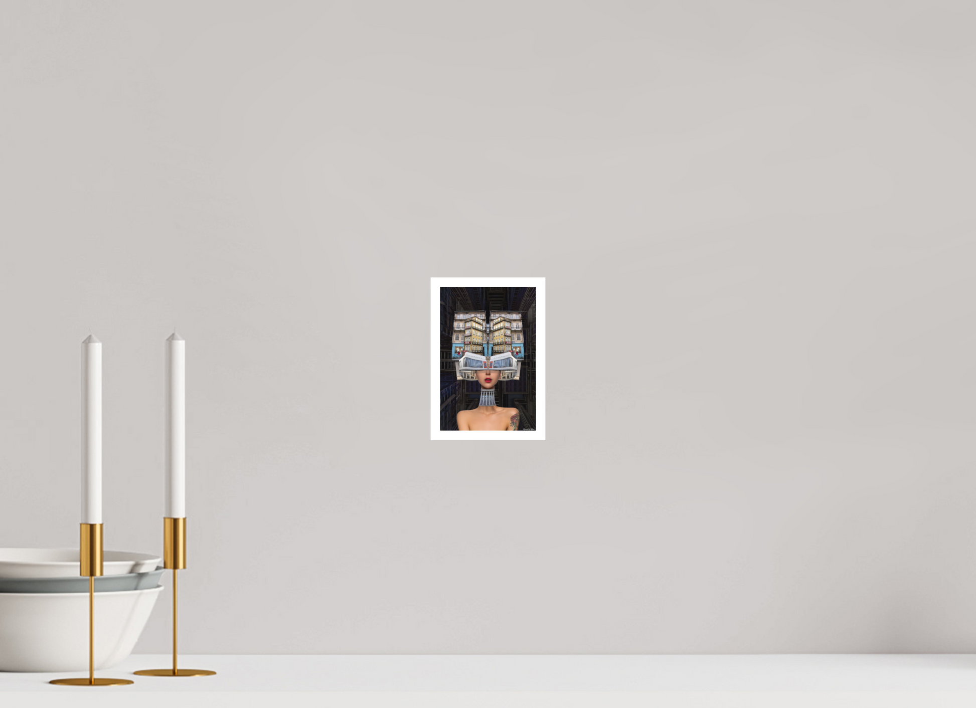 10 x 15 cm, Fine Art Print - Hahnemühle Photo Rag - 1 cm Border Miss Porto Fine Art Print - Hahnemühle Photo Rag (City Girls Series)