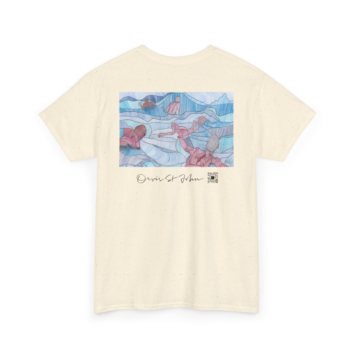Wave Riders — Unisex Art Tee, Orvis St. John
