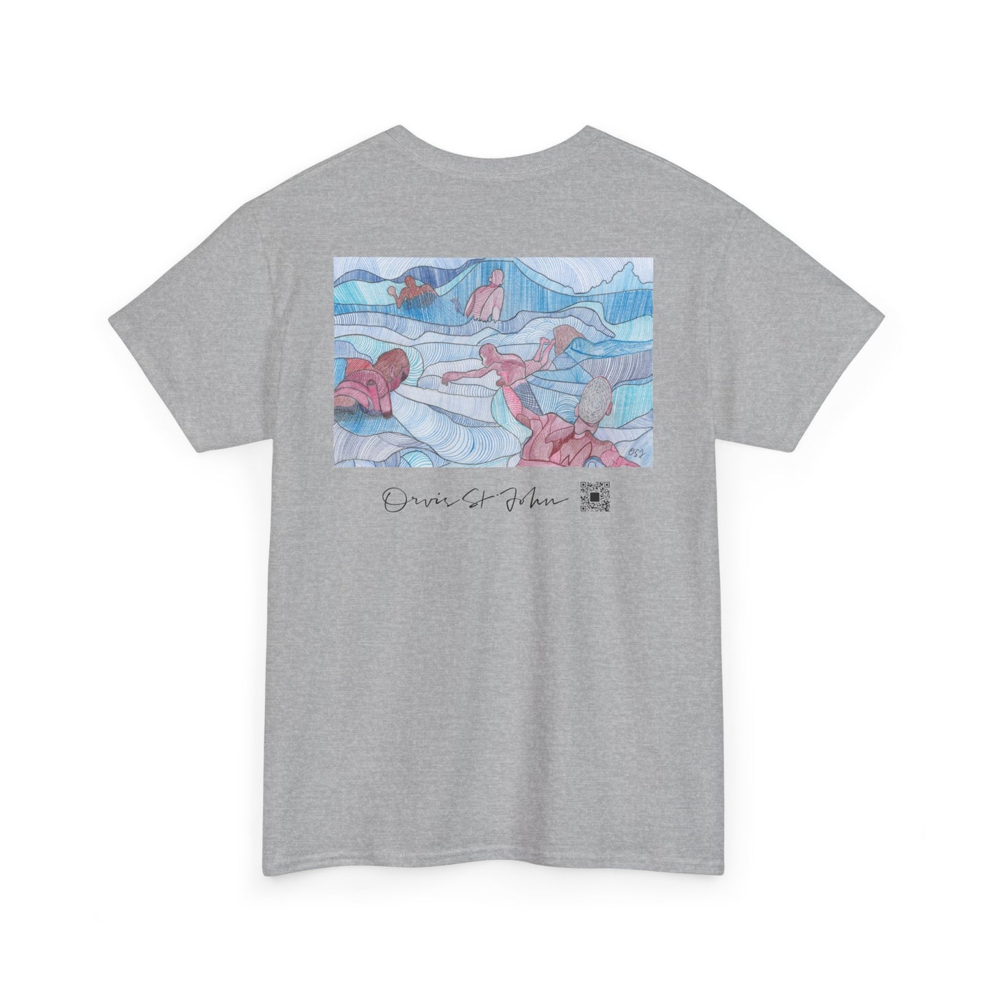 Wave Riders — Unisex Art Tee, Orvis St. John