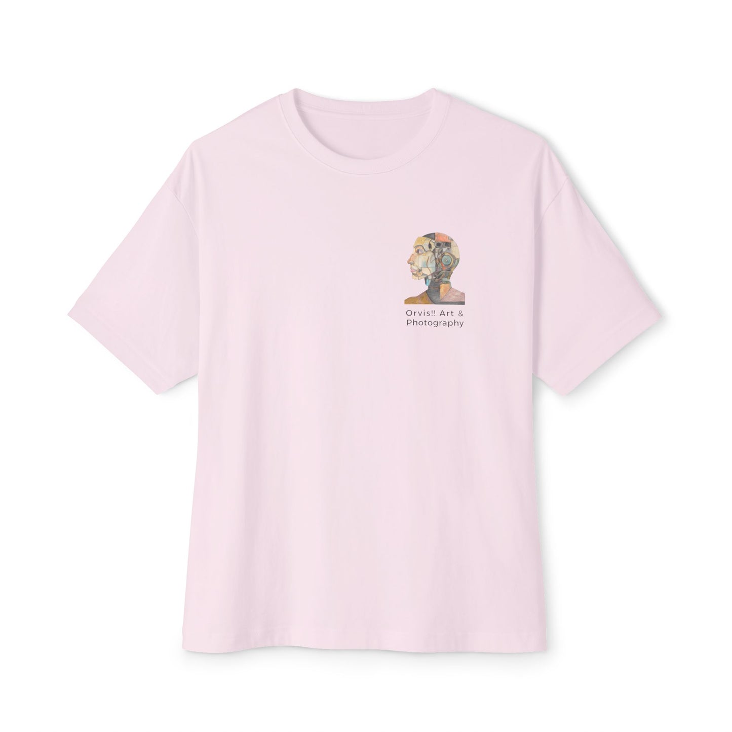 Unisex Oversized Boxy Graphic T-Shirt — „Modified human“ von Orvis St. John