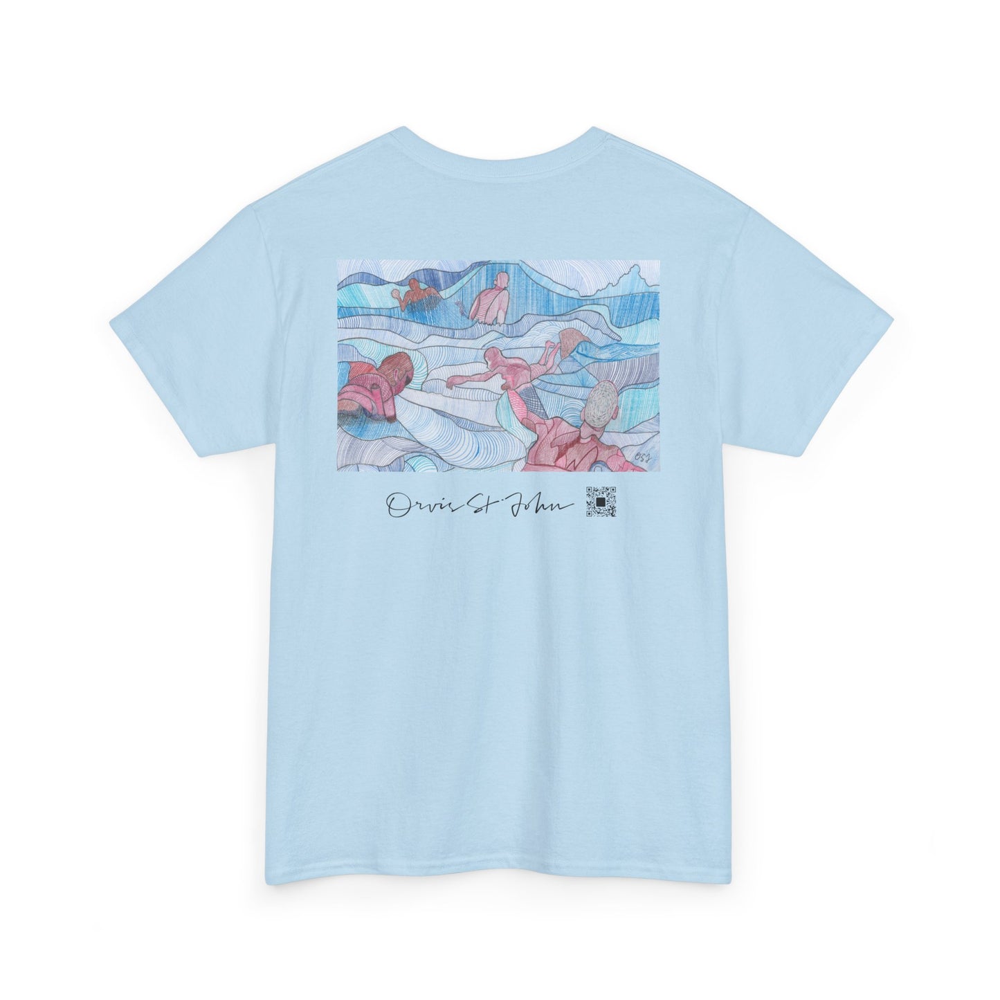Wave Riders — Unisex Art Tee, Orvis St. John