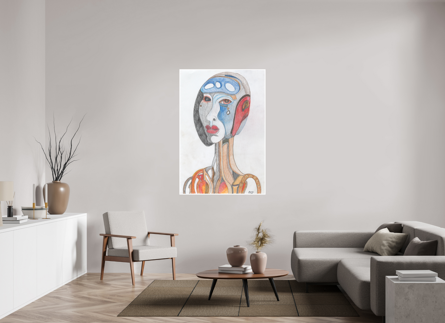 100 x 146,3 cm, Fine Art Print - Hahnemühle Photo Rag - 1 cm Border Serial Number CS32 — Fine Art Print | Orvis St. John