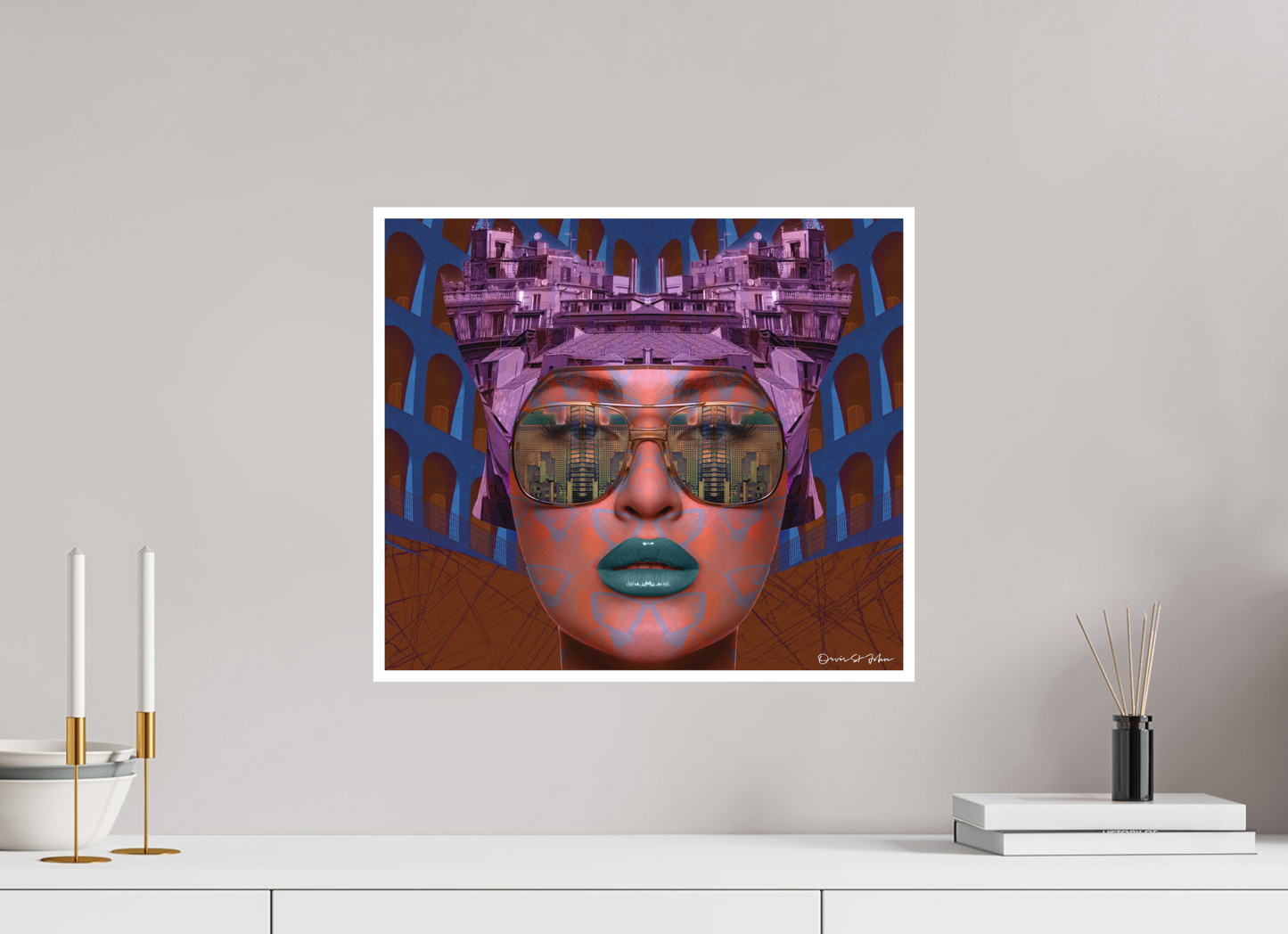 45,9 x 40 cm, Fine Art Print - Hahnemühle Photo Rag - 1 cm Border "Jetsetter" Limited Edition Fine Art Print – Hahnemühle Photo Rag