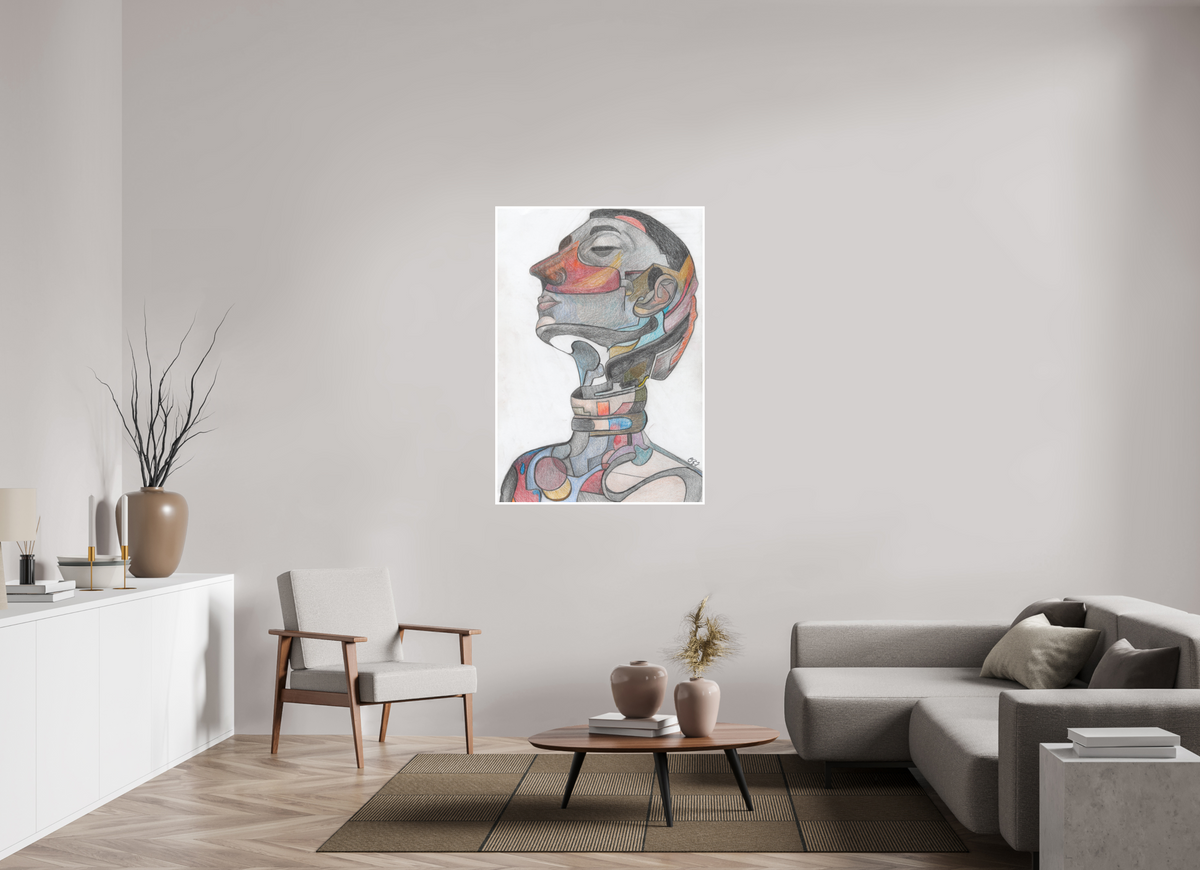 90 x 129 cm, Fine Art Print - Hahnemühle Photo Rag - 1 cm Border "Romeo" Fine Art Print – Hahnemühle Photo Rag by Orvis St. John