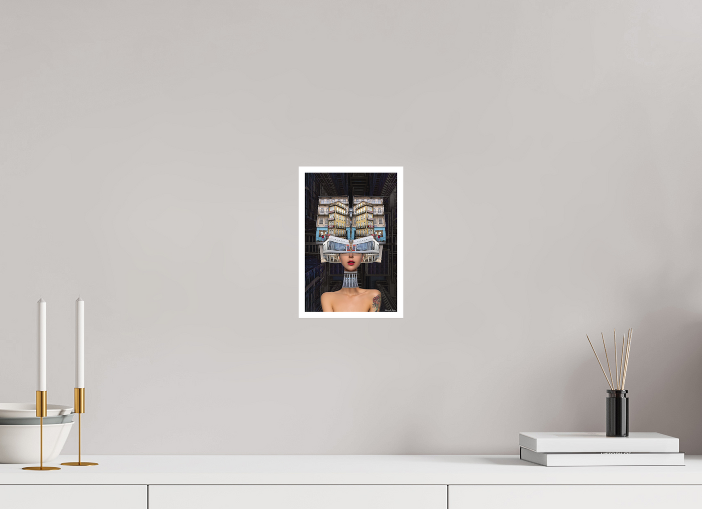 15 x 22,6 cm, Fine Art Print - Hahnemühle Photo Rag - 1 cm Border Miss Porto Fine Art Print - Hahnemühle Photo Rag (City Girls Series)